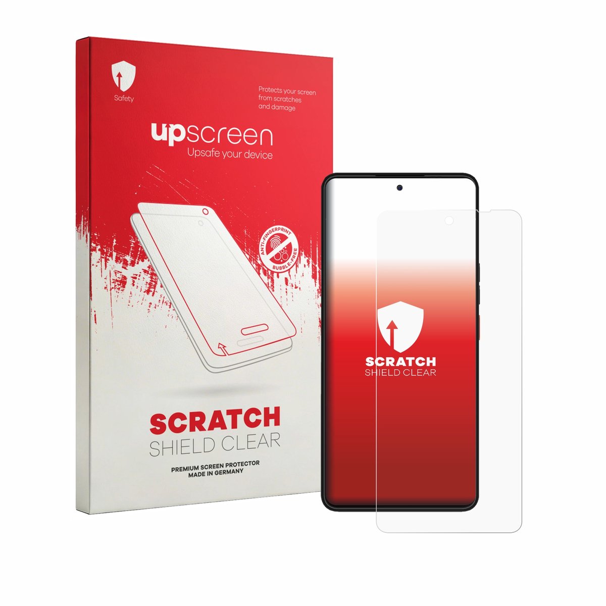 upscreen - Screenprotector voor Volla Phone Plinius Plus - Folie Beschermfolie transparant