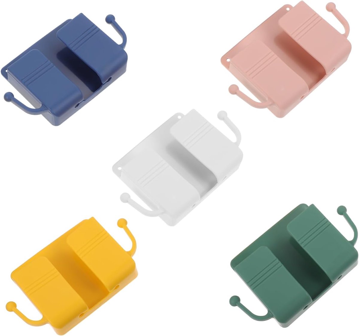 5stuks Wandmontage Oplossingen Voor Afstandsbedieningen Mobiele Telefoons Makkelijk Te Installeren Lichtgewicht Geweldige Organisator Voor Items