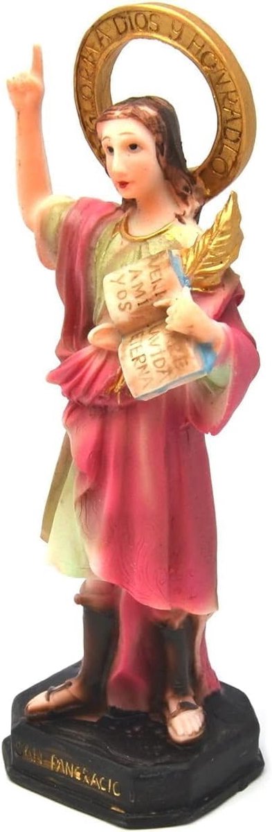 12 cm Pancras van Rome, Heilige Pancratius, katholiek Jezus figuur, Jezus figuur, kruistijn, Christus, religieus ornament