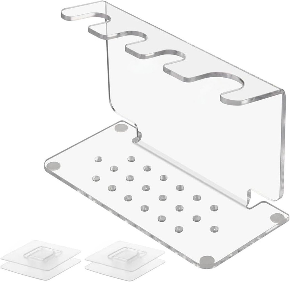 Scheermes Standaard Ruimtebesparende Heldere Acryl Scheerapparaat Display