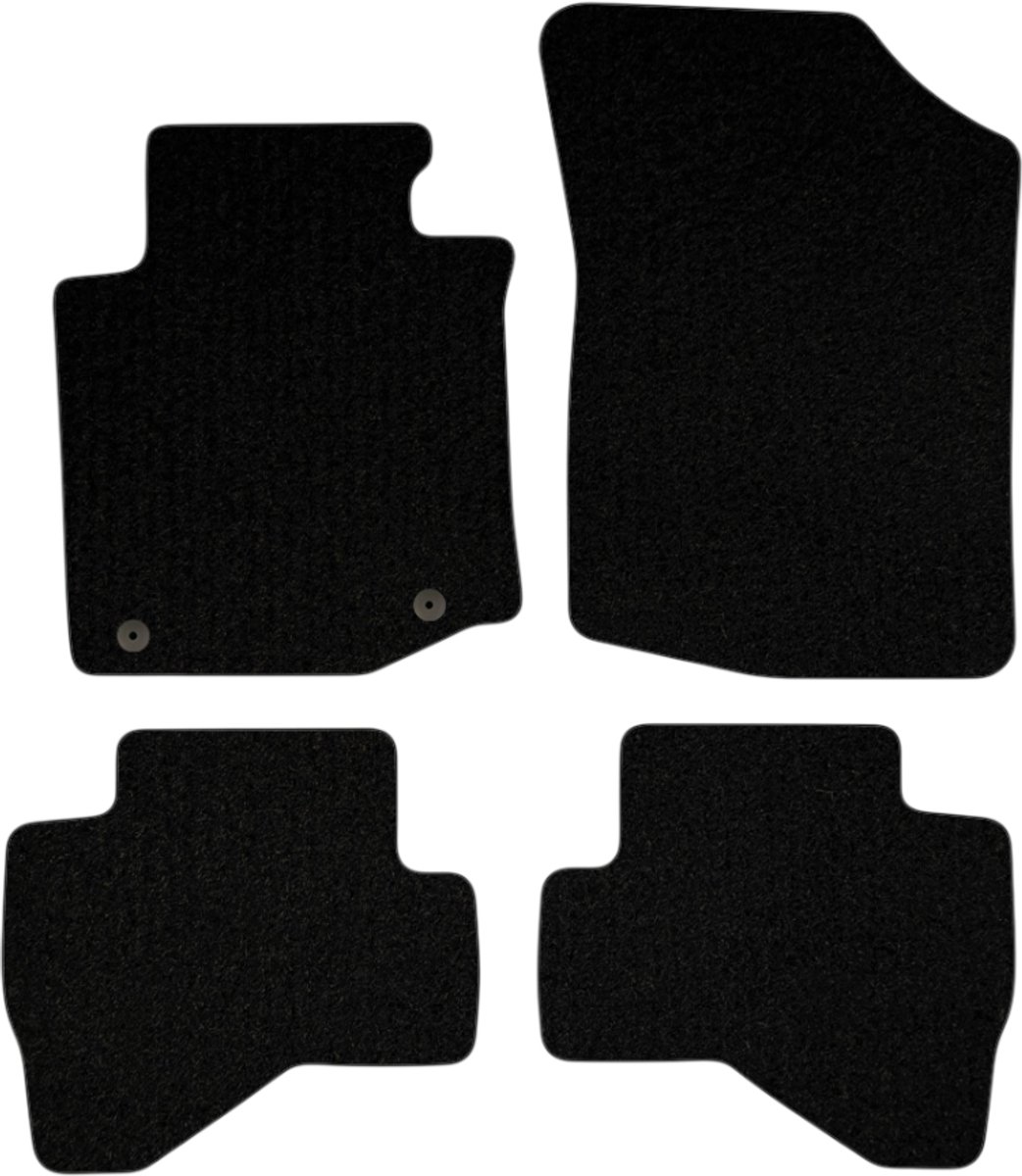 Automatten Peugeot 107 2005-2014 - Velours - Perfecte pasvorm - 4-delig