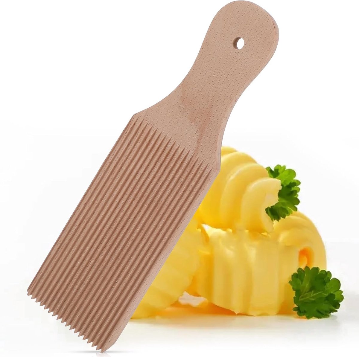 Gnocchi Board en Pasta Machine Accessoires van Natuurlijk Beukenhout voor Perfecte Pasta Creaties, inclusief Paddle en Spaetzle Shelf
