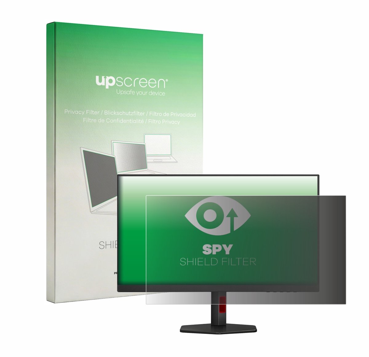 upscreen - privacyscherm voor AOC Q27G4ZR - privacy filter screenfilter Blauwlichtfilter