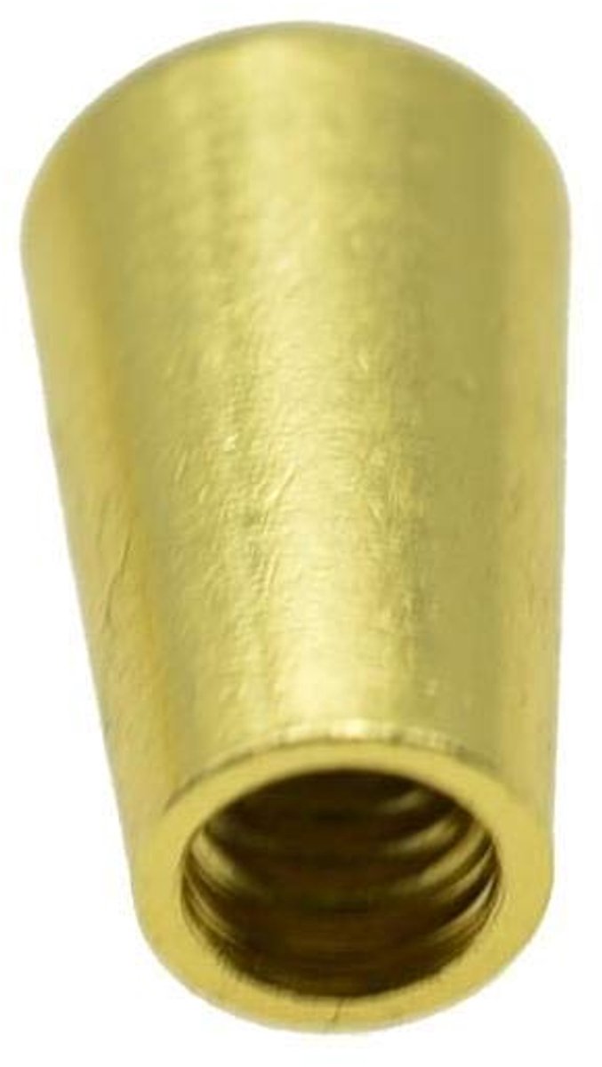 Schroefdraad SAE 8-32 metalen gitaar 3-weg tuimelschakelaar tip cap voor Les Paul/Switchcraft Switch - goud