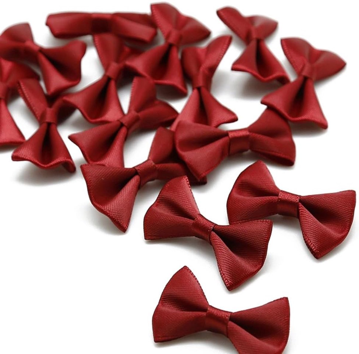 Strikken, 100 stuks, mini-regenboogband, strik, kleine kant-en-klare strikken, decoratie, vlinderdas-applicaties voor doe-het-zelf naaien, bruiloft, decoratie, kaarten