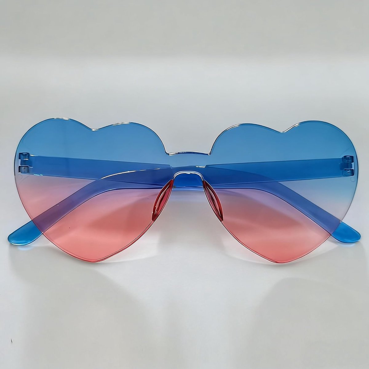 Randloze hartvormige bril Hartvormige partybril Huwelijksfeest Hartbril