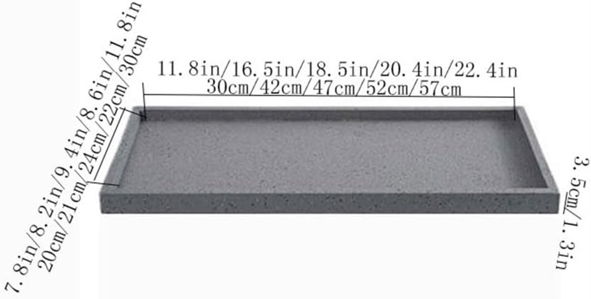 Schotels Binnen- en buitenplantenschotels, lekbak, rechthoekige bloempot van kunsthars, pallet(,XL)