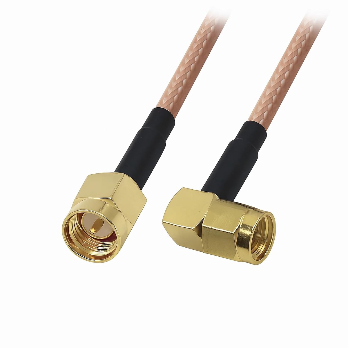 3 m WLAN GPS-antenne verlengkabel RG174 – 90° schuine SMA stekker op SMA stekker – ideaal voor 4G LTE, WLAN, FPV, Homematic, router, optimale signaaloverdracht
