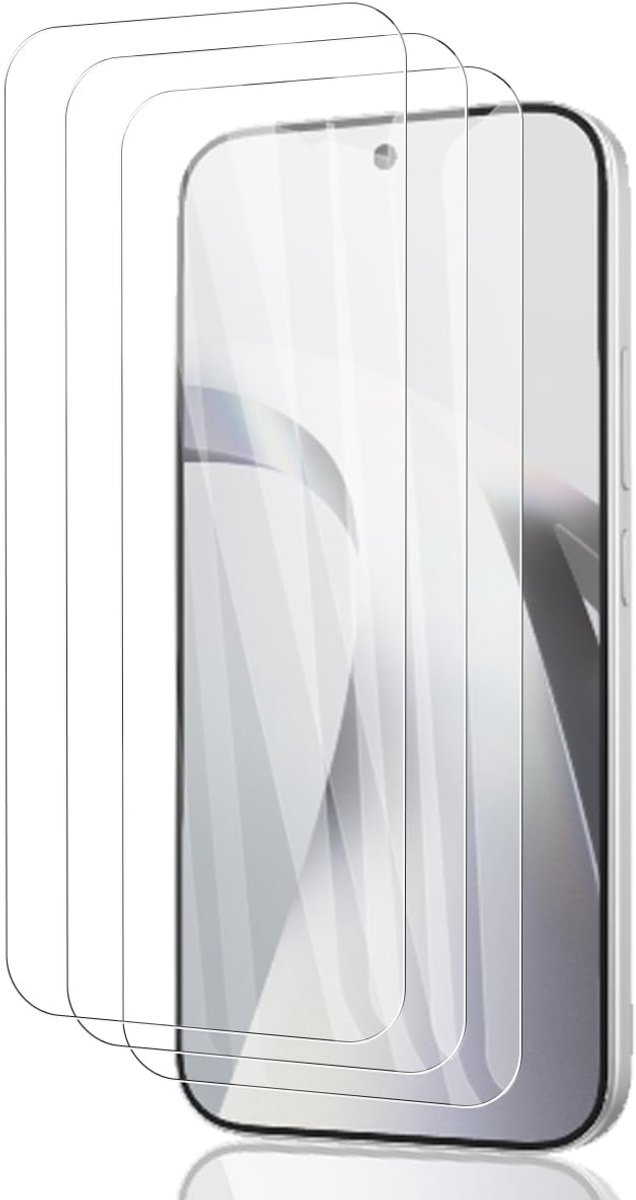 Beschermfolie voor Xiaomi 17T, pantserbescherming, glas 3 stuks, displaybescherming, 9H-hardheid, eenvoudige montage, luchtbelvrij, anti-kras, pantserfolie voor Xiaomi 17T