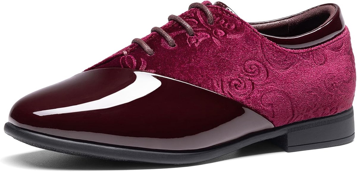 Schoenen voor kinderen, formele schoenen van suède met Oxford-smoking
