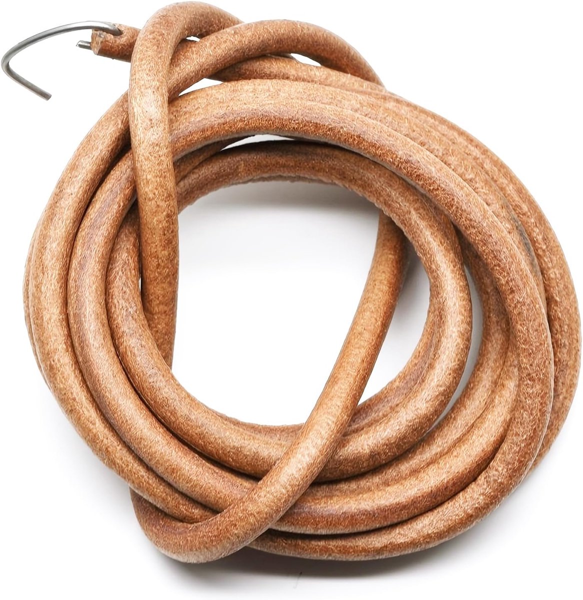Naaimachineriem, 183 mm, robuust 5,8 mm dik rond leren koord, compatibel met naaimachines, geschikt voor de meeste vintage naaimachines.