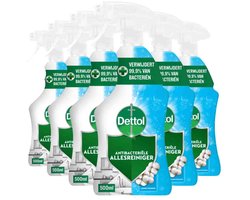 Dettol - Allesreiniger Spray - Antibacterieel - Katoenfris - 6 x 500 ml Voordeelverpakking