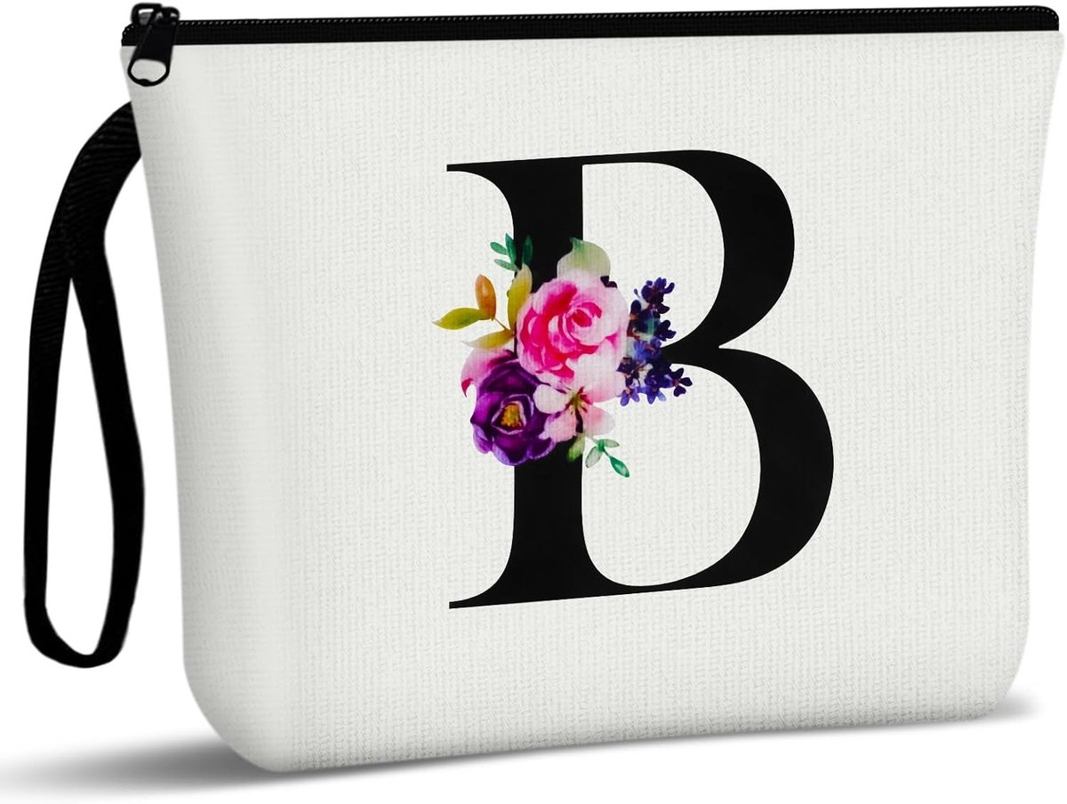 Multifunctionele Canvas Cosmetica Tas voor Vrouwen, Grote Capaciteit, Reistassen, Make-up Organizer, Dubbelzijdig Ontwerp