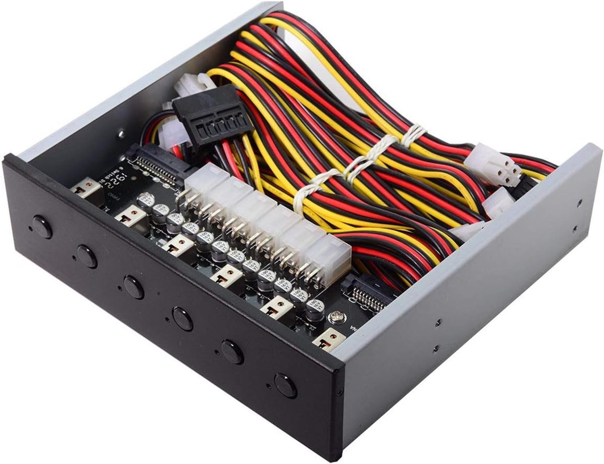 6 Hard Disk Control Systeem Intelligent Beheersysteem HDD SSD Stroom Schakelaar met 5,25 CD-ROM Bay