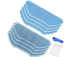 Vervangende onderdelen compatibel met Lefant M1 M2 Pro M2S Pro M2 Plus U180 voor OKP K8 Robotstofzuigers Wasbaar Microvezeldoek Dweildoek Accessoiresset (8 stuks)