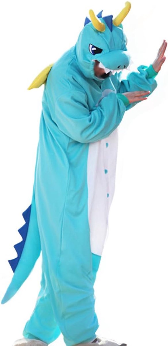 Wotogold Animal Black Dragon Pyjama Unisex Volwassen Cosplay Kostuums