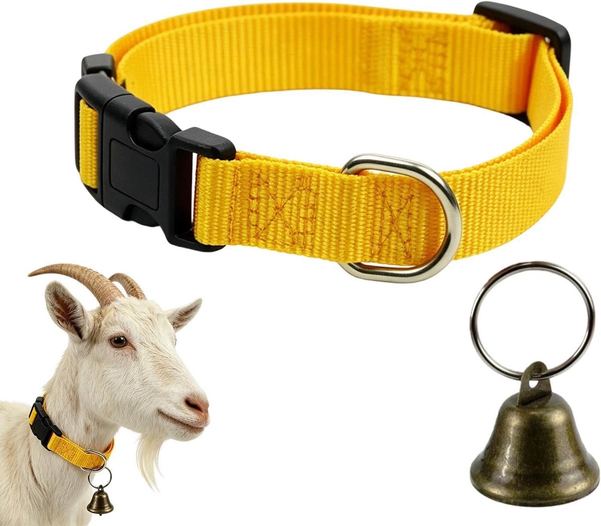 Begrazingshalsband,Verstelbare Schapenpositionering | Buiten Veehalsband - Geschikt voor Boeren, Ranchers, Herders, Ranch, Boerderij, Schuur, Achtertuin, Veld, Open Uitloop, Winterweide
