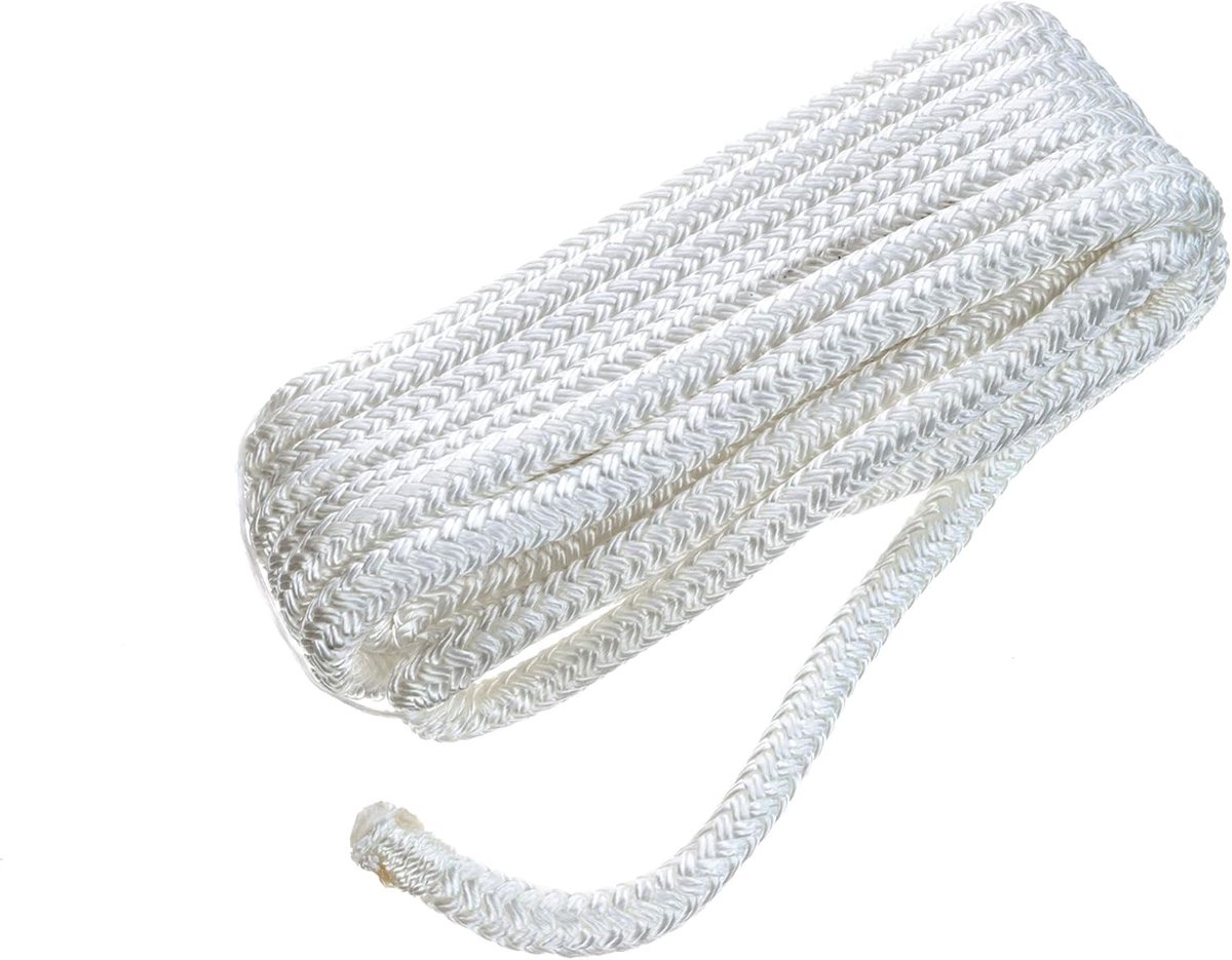 50-40091 Kap ligplaats nylon dubbel gevlochten, marineblauw, 9 mm x 4,5 m