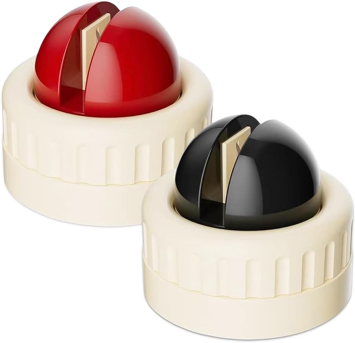 Dailygoods - 2 Stuks Draagbare Keuken Slijper met Zuignap