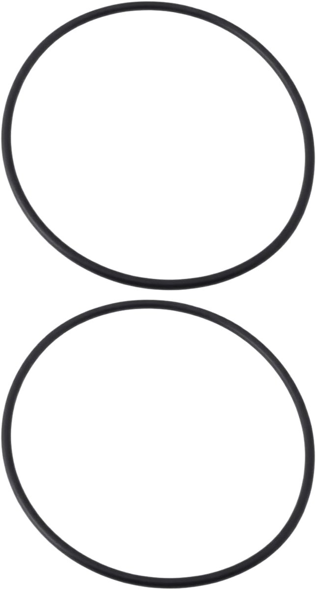 Dailygoods- Afdichting O-Ring - 2 Stuks - Rubber Afdichtingspakking - Compatibel met Bestway Flowclear - Filterpomp - OD.6.5"x T.0.2