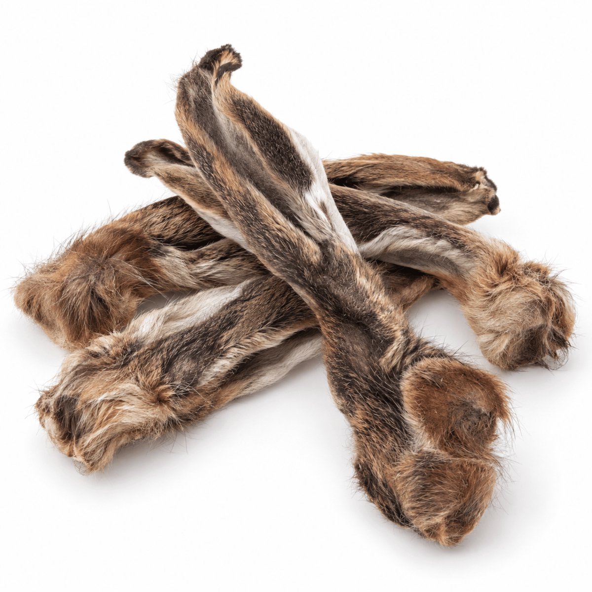 BREERs Gedroogde Wilde Hazenoren – Hondensnack, monoproteine, graanvrij, natuurlijk, zonder toevoegingen, 2 Kg