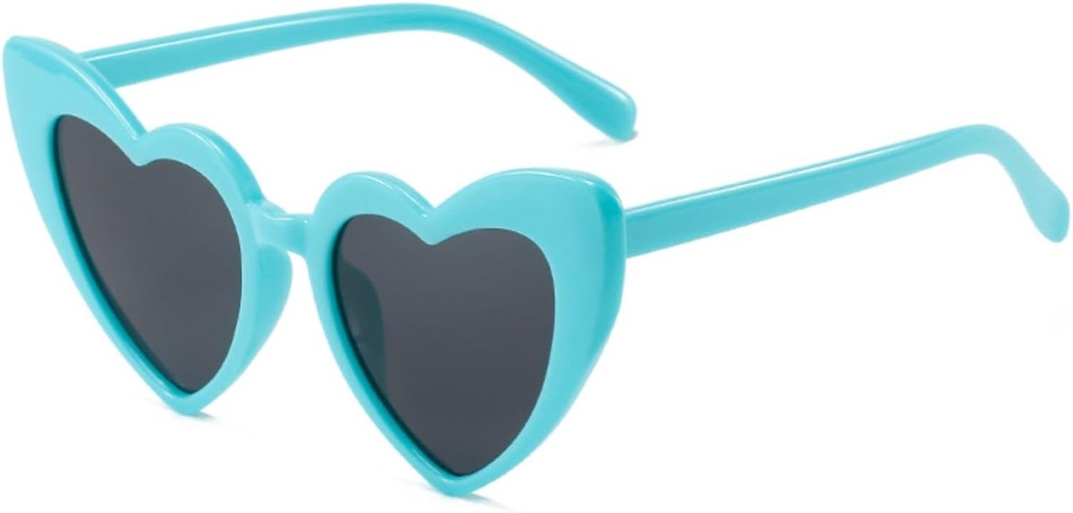 Zonnebril, vintage, kattenogen, bril, Love Heart Shape zonnebril, hartbril, UV400-bescherming