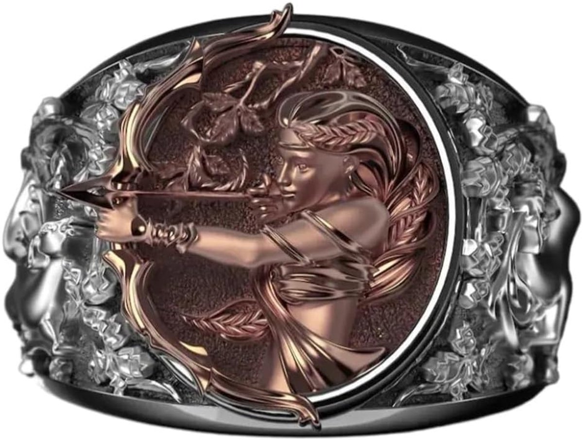 Aphrodite Athena Ring Oude Griekse Mythologie Godin Minimalistische Dainty Hecate Ring,Open Ring