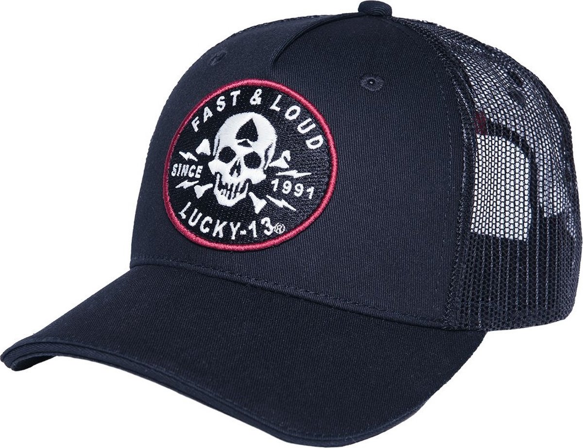 Lucky 13 Fast and Loud Trucker Cap Cap zwart Polyester -