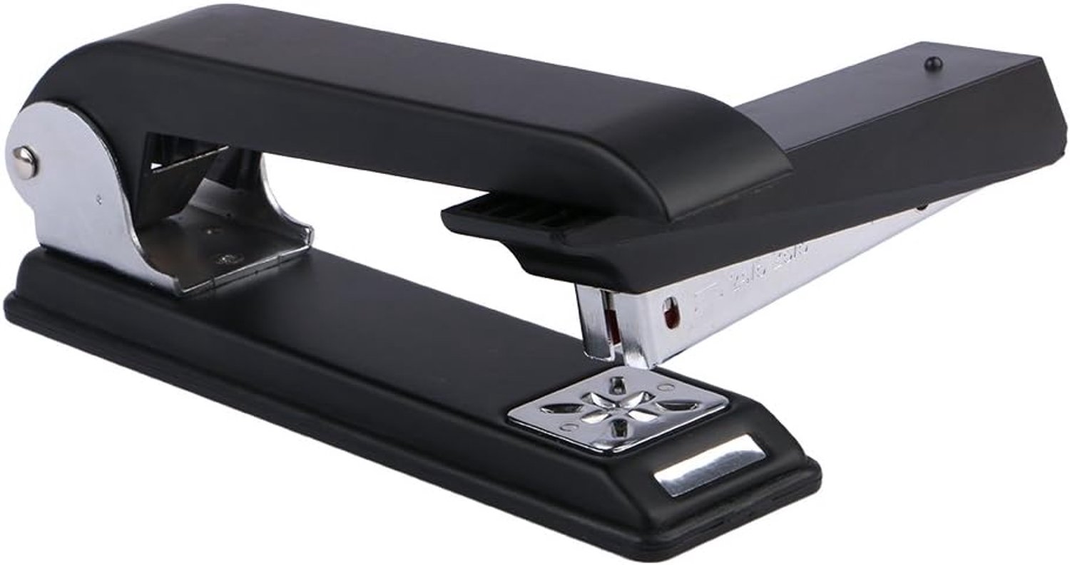 Eagle Draaibare Nietmachine - 12 Vel, Zwart