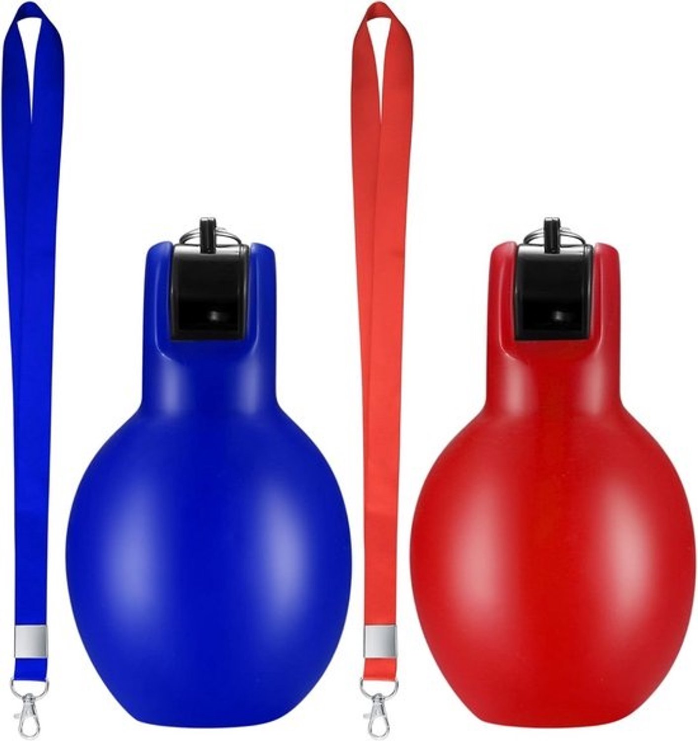 Set van 2 handfluitjes - Luide sportfluitjes met halsband - Voor training en instructie