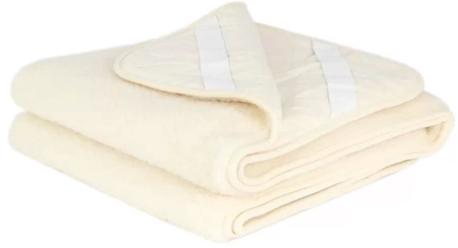 Wollen onderlegger / onderdeken peuterbed – merinowol – 70x160cm - Natural 70 x 160cm