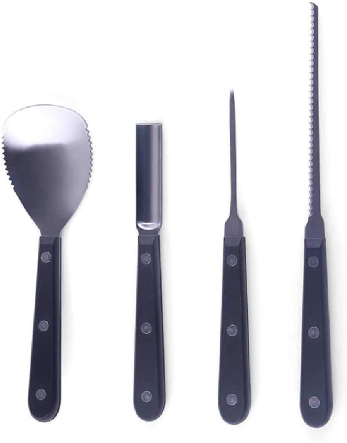 Pompoen snijtool set - roestvrij staal - ergonomische handgrepen - ideaal voor Halloween decoratie - ServiceTopper