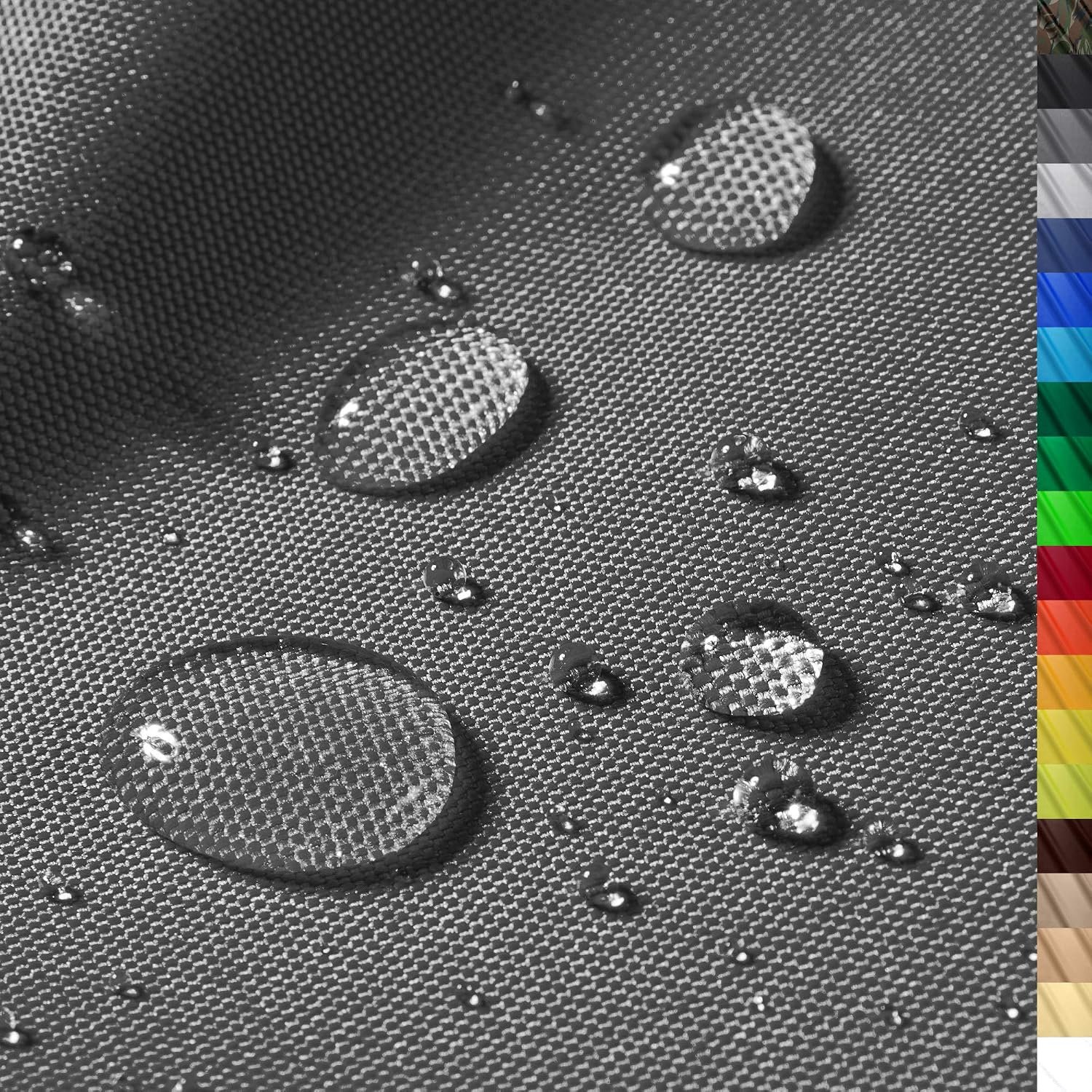 Waterdicht polyester doek 100 x 160 cm - premium kwaliteit - scheurvast - ideaal voor tenten en buitengebruik - ServiceTopper