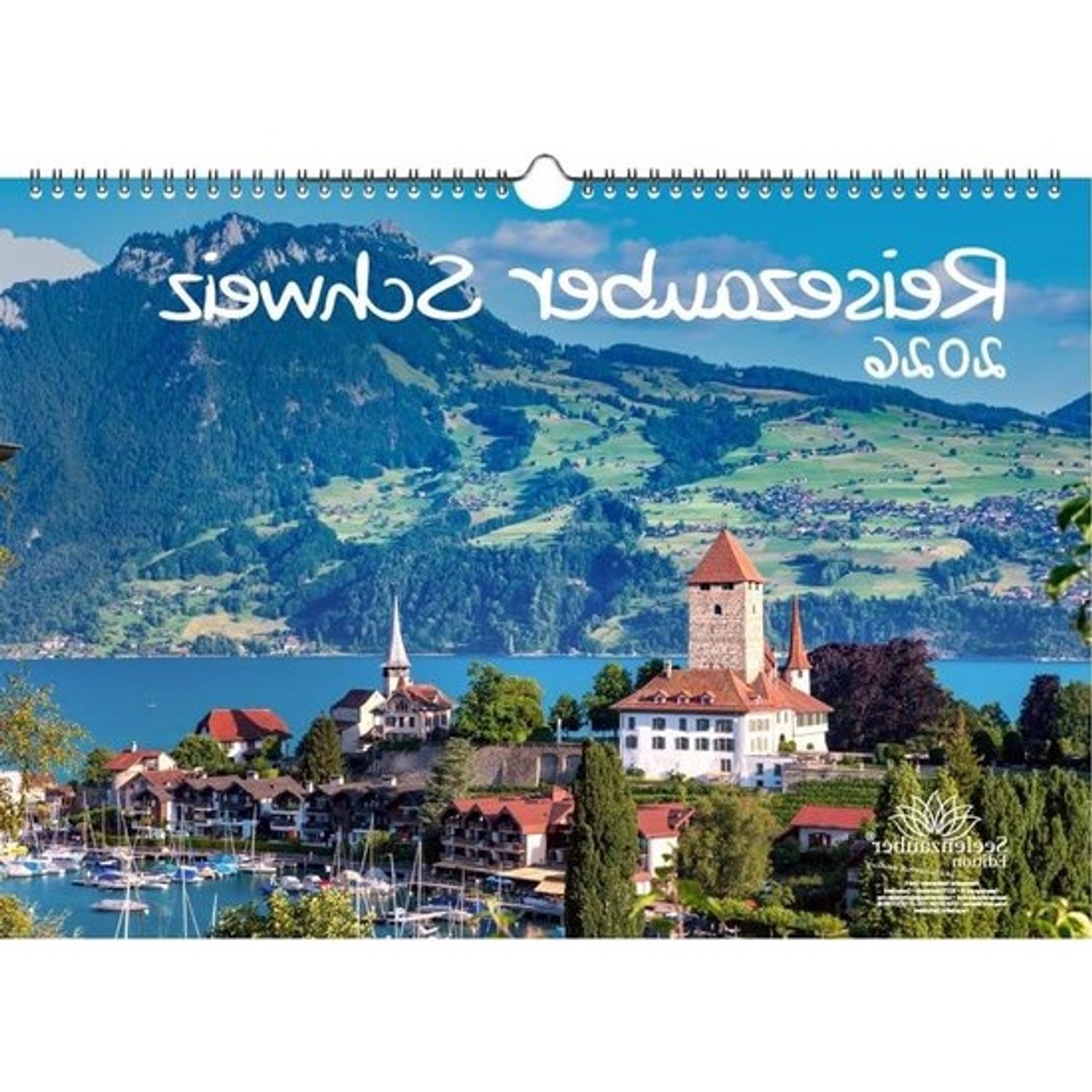 Zwitserland A3-kalender - Wandkalender met berglandschap - Jaarplanning - 12 verschillende motieven - A3 42x29.7cm - Meerdere kleuren