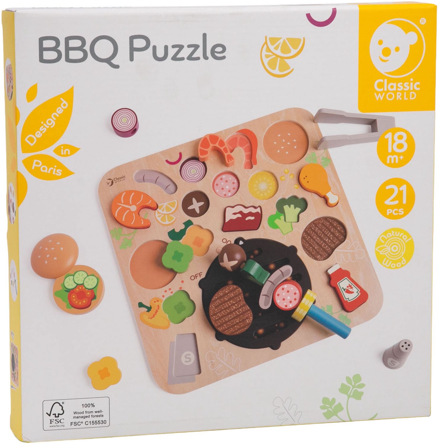 Classic World Houten BBQ Puzzel - 21st..