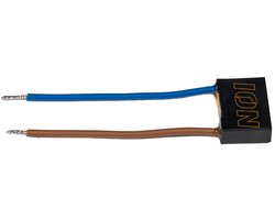 ION Industries Dimstabilisator - Voorkomt Trillen en Nagloeien van LED Lampen - Verbetert Dimbaarheid - Geschikt voor Alle LED Lampen - Draaidimmer - Opbouwmontage - Blauw/Bruin