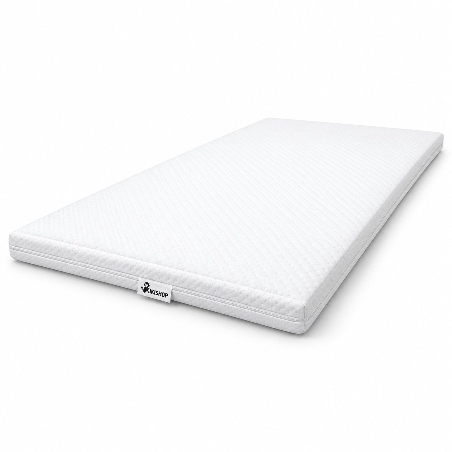 Kiki Shop Budget Topper 100x190 cm - 9 cm - Polyether Schuim - Wasbare Hoes
