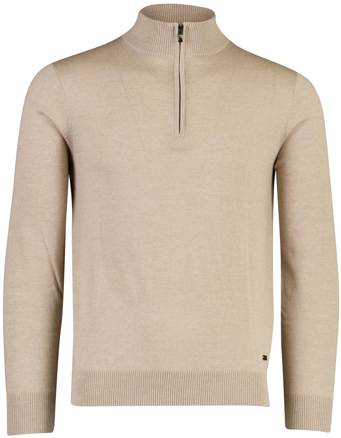 Born With Appetite Half Zip Beige Lux Pull Halfzip Merino 00005LU15/2500 Sand