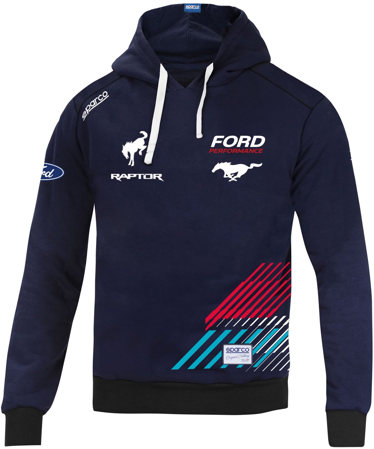 Sparco Ford Performance Hoodie - Marineblauw - Maat XXL