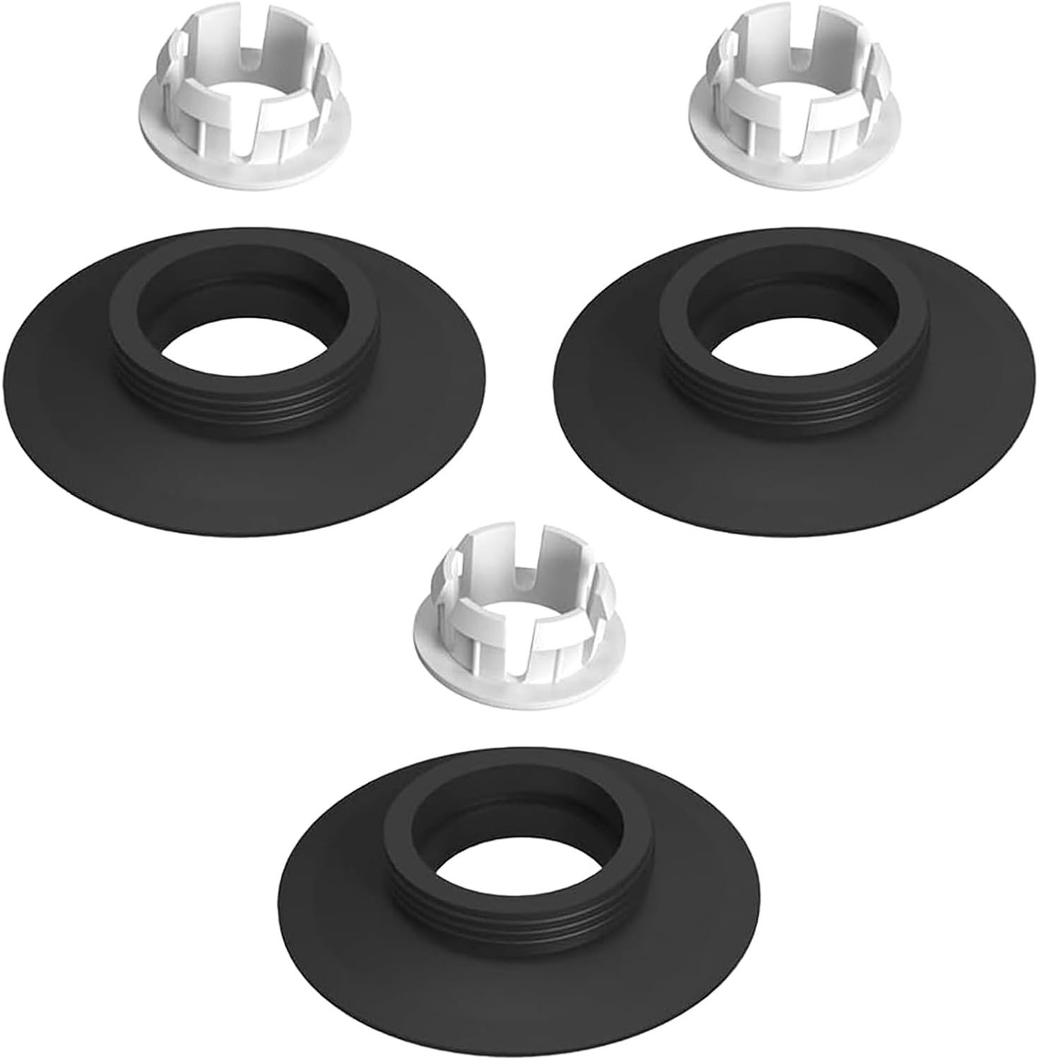 Vervangingsset van 3 Flush Valve Dichtingen en Clips voor Toiletten, Geschikt voor Diverse Modellen, Hoogwaardige Kwaliteit
