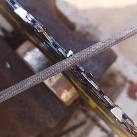 12 stuks ronde kettingzaag slijpvijl Houtbewerking Kettingzaagvijl 4mm 5/32in — afbeelding 3
