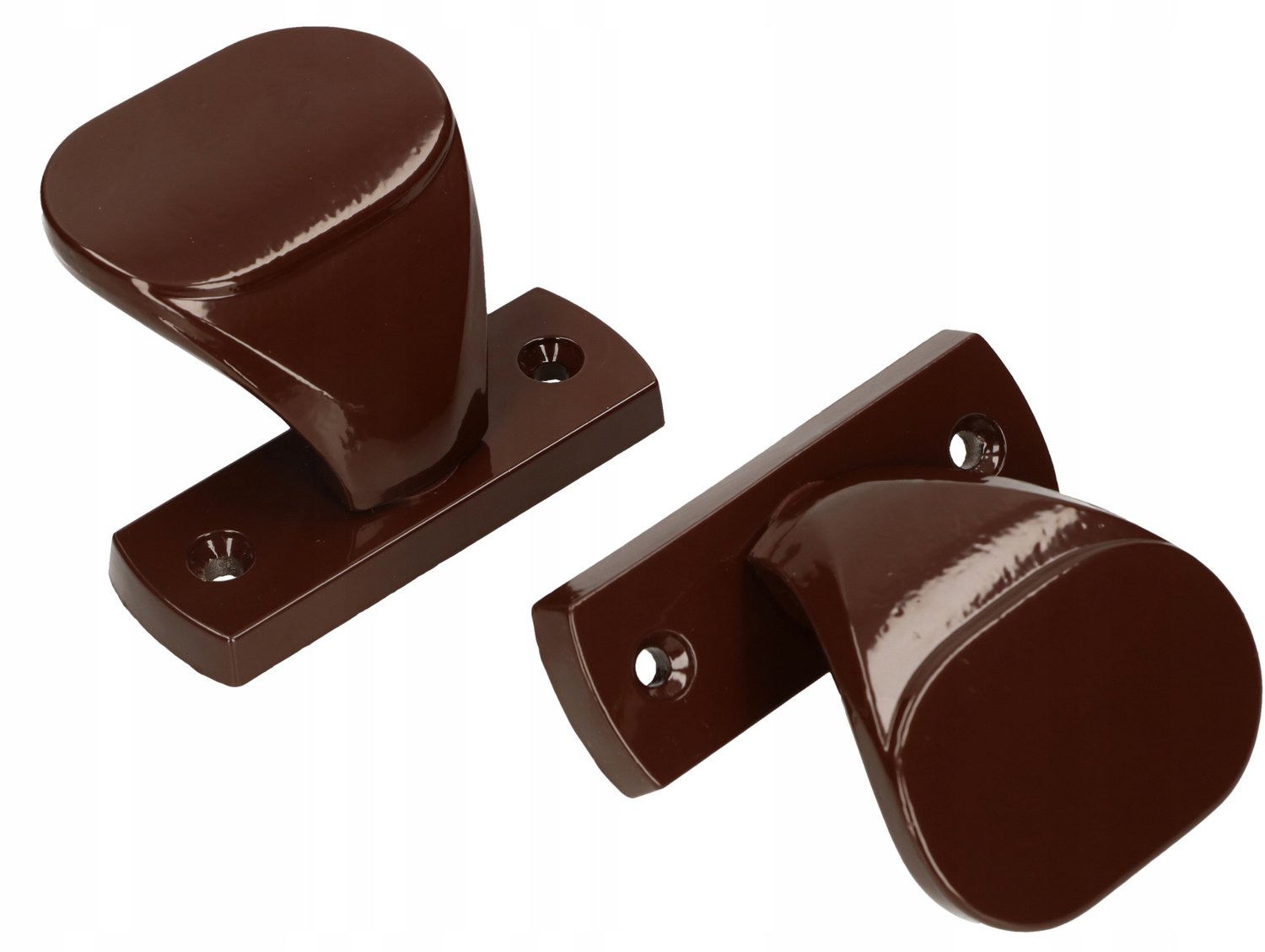 2x Deurklink Set 65mm - Poort, Hek en Deur - Brons