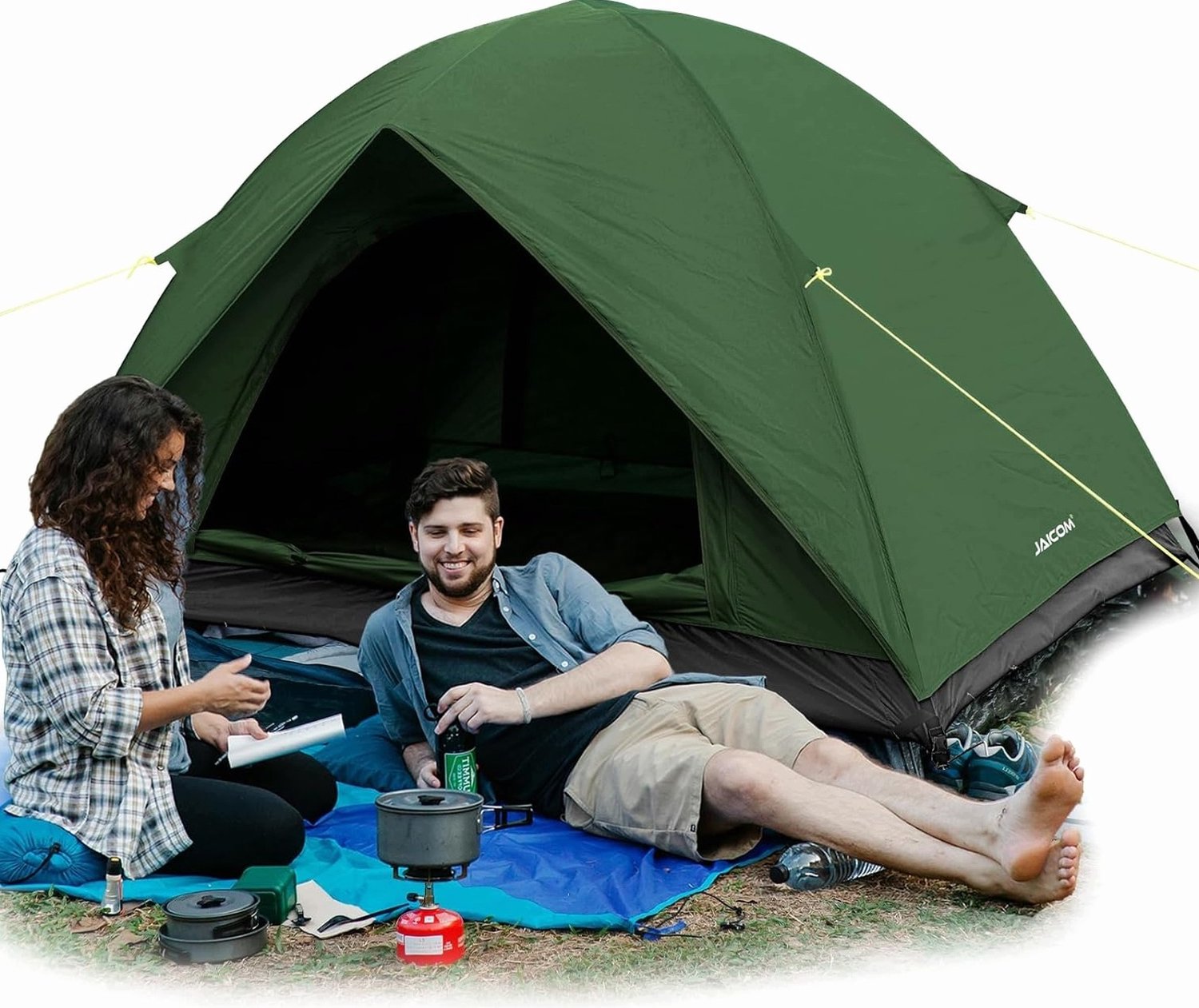 2-persoons camping tent, lichtgewicht, waterdicht, snelle montage