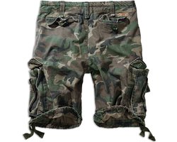 Brandit - Vintage Cargo Cargo Korte broek - 6XL - Groen/Bruin