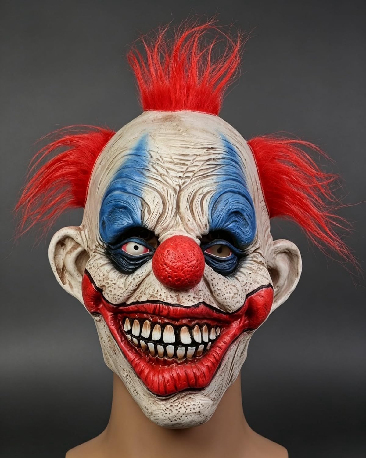 Halloween Clownmasker - Tye - 12 x 25 x 28 cm - Latex Griezelig Masker voor Volwassenen