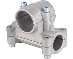 Gazontrimmer-greephouder, trimmer-greephouder, bosmaaier buisklem, 26 mm, 28 mm, aluminiumlegering, roestvrij, met eenvoudige installatie voor bosmaaier-trimmer-