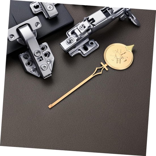 2stuks Quartz Wandklok Pendulum Vervangingsset Hoogglanzend Gouden Metaal Pendule Voor Wandklokken Duurzame Klokreparatie Accessoires Voor Diverse Modellen — afbeelding 5
