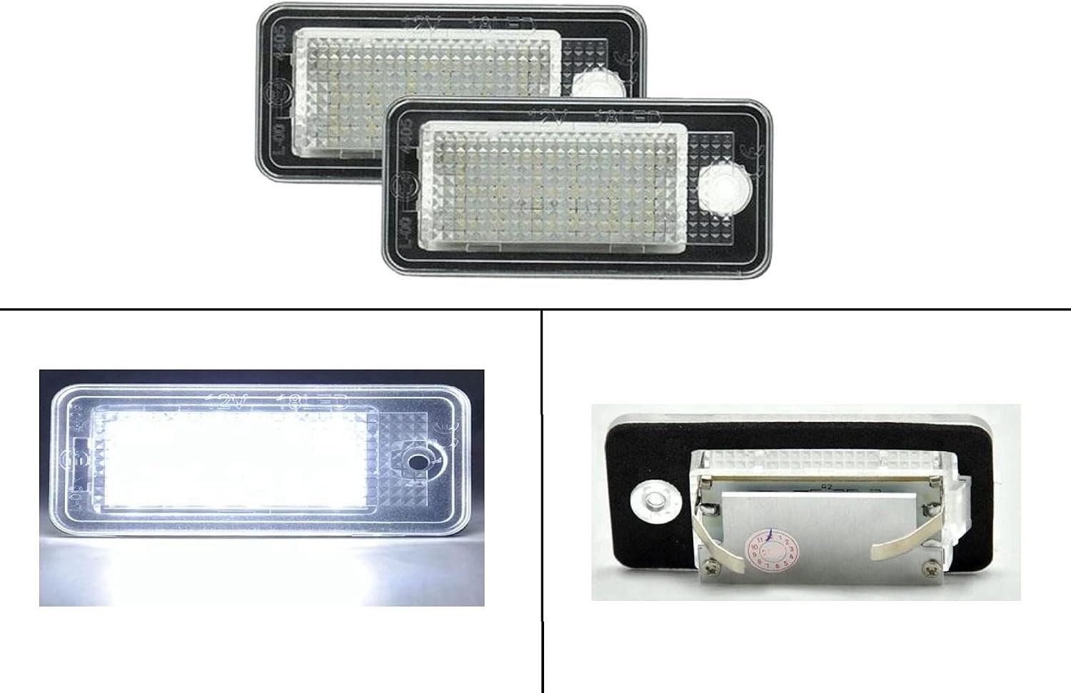 LED license plate light without error message, with E-mark, registration-free - ShopVlot