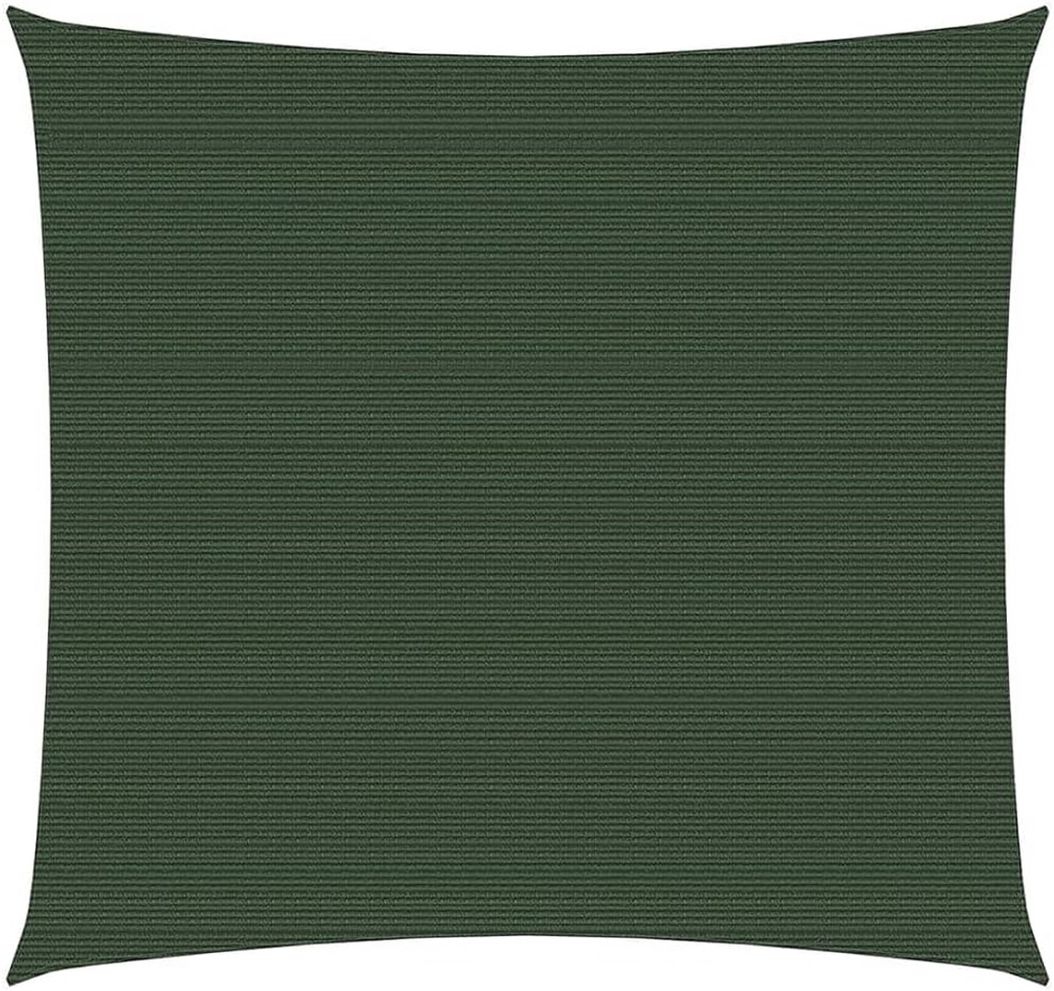 Inkijkbescherming voor balkon, zijwand, balkon, inkijkbescherming, zonnezeil, 160 g/m², 4,5 x 4,5 m, HDPE, geschikt voor terras, tuin en buiten, donkergroen