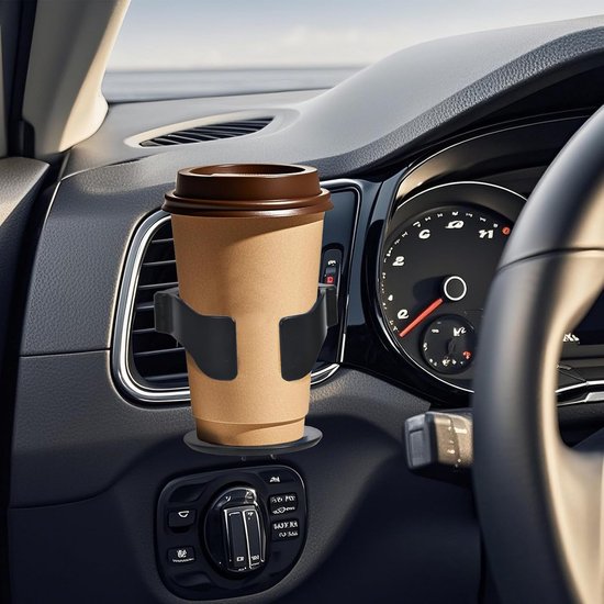 2 stuks auto-accessoires, auto-interieur, bekerhouder, bekerhouder, verstelbare bekerhouder, universele blikhouder, voor thermosbekers, koffiekopjes, drankblikjes — afbeelding 3